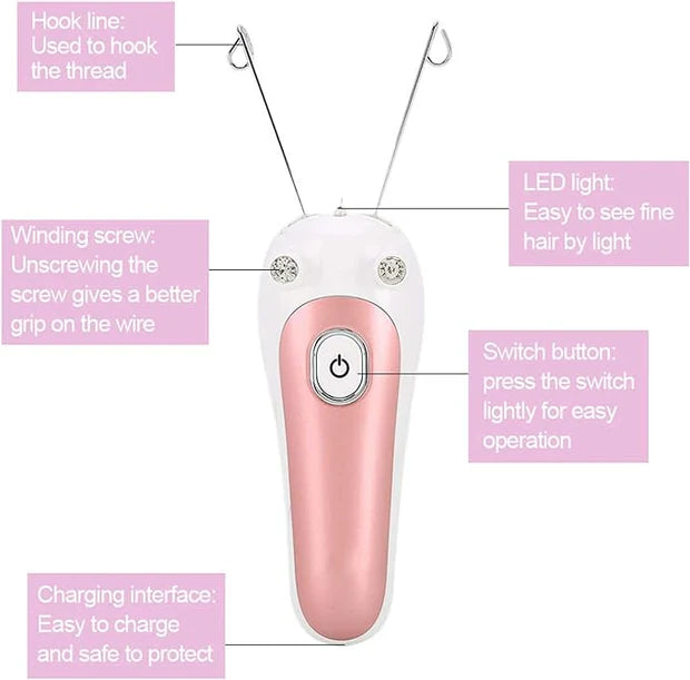 Electric Facial Threading Hair Removal for Women Pro
