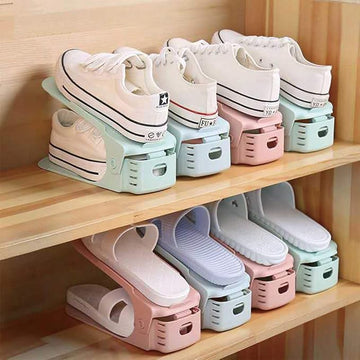 Adjustable Shoe Organizer with Airflow Technology